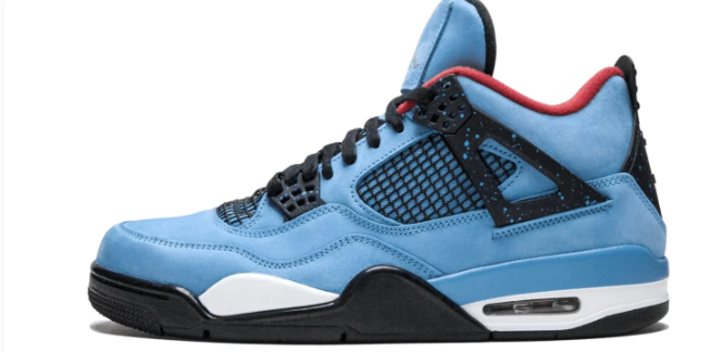 Air Jordan 4 Travis Scott Cactus Jack University Blue