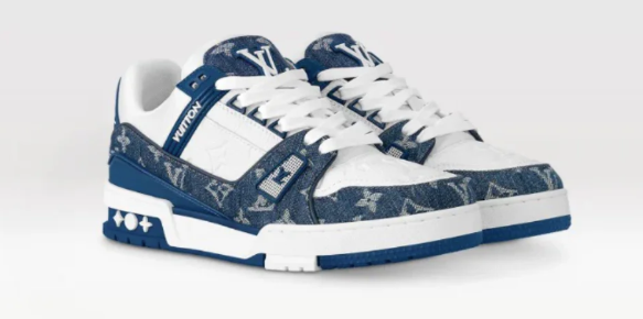 Louis Vuitton LV Trainer 'Black White Monogram' Sneakers