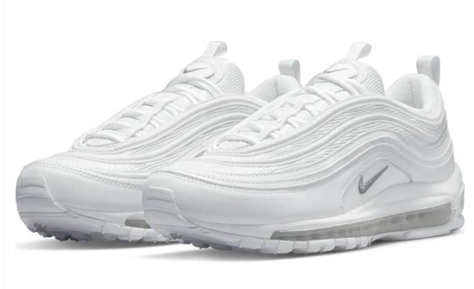 Nike Air Max 97 Triple White Sneakers | 921826-101