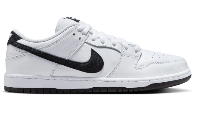Nike SB Dunk Low Pro "White Black White"