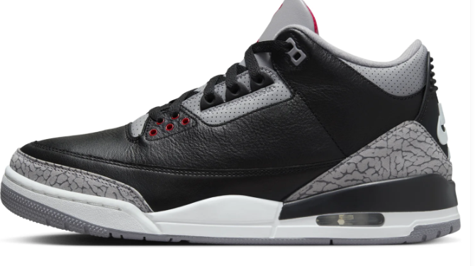 Air Jordan 3 OG Black Cement 2024 DN3707-010