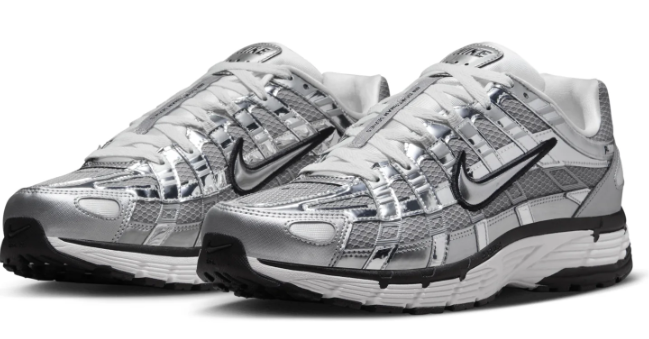 Nike P-6000 Metallic Silver Sail Black CN0149-001