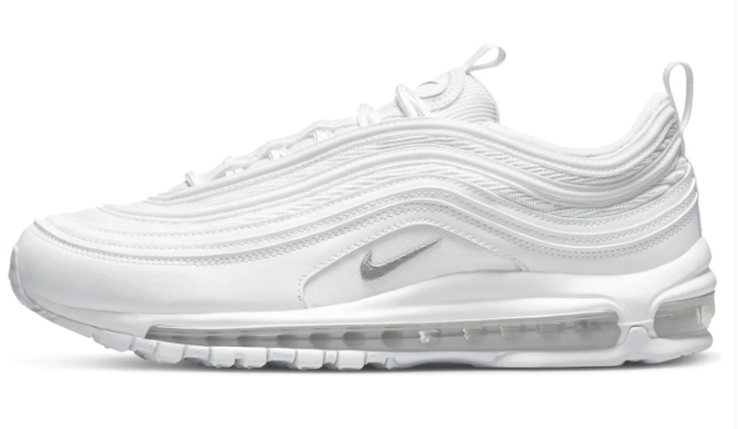 Nike Air Max 97 Triple White Sneakers | 921826-101