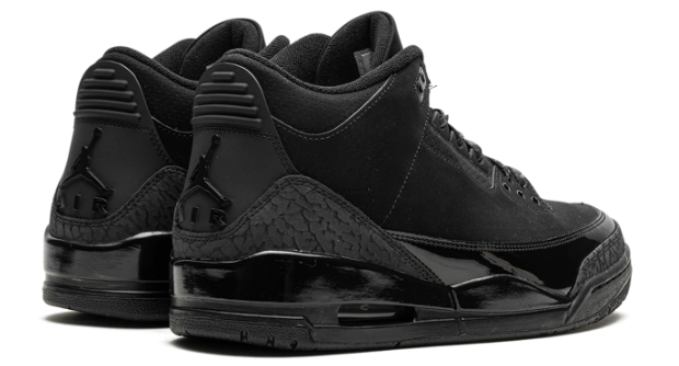 Air Jordan 3 Retro ‘Black Cat’ 2025 – All-Black Mid-Top Sneaker (CT8532-001)