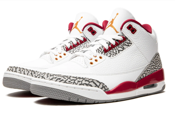 Air Jordan 3 Retro ‘Cardinal’ – Collector’s Edition Mid-Top Sneaker (CT8532-126)