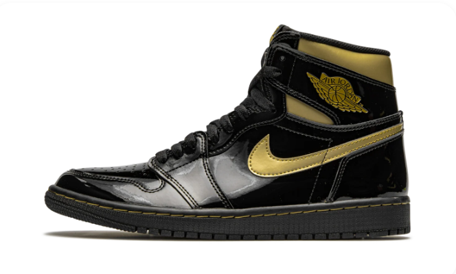 Air Jordan 1 Retro High OG Black Metallic Gold 555088-032