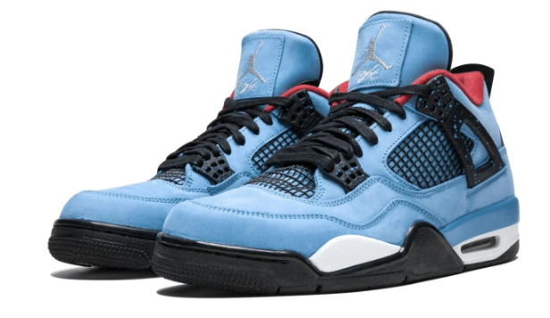 Air Jordan 4 Travis Scott Cactus Jack University Blue