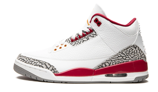 Air Jordan 3 Retro ‘Cardinal’ – Collector’s Edition Mid-Top Sneaker (CT8532-126)