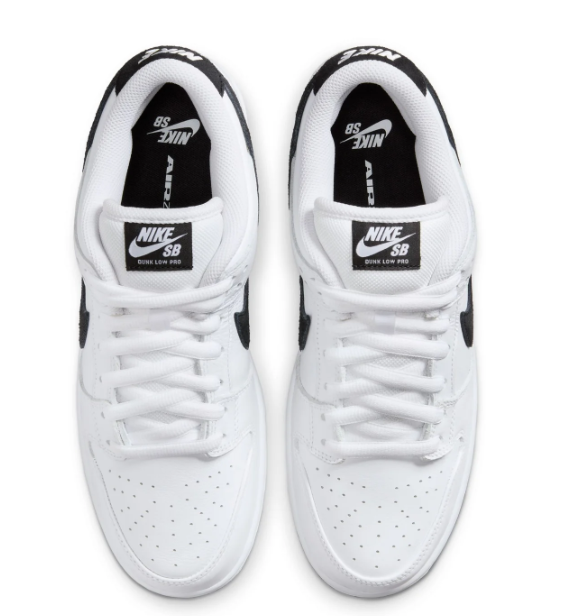 Nike SB Dunk Low Pro "White Black White"