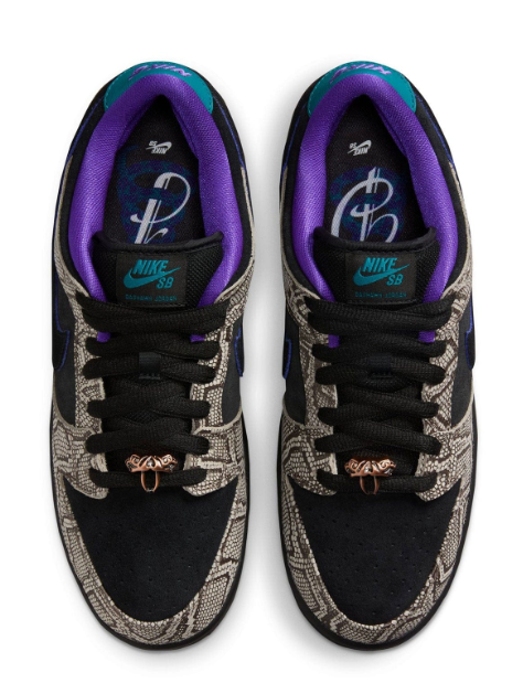 Nike SB Dunk Low x Dashawn Jordan "Black Fierce Purple"