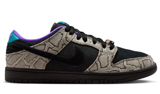 Nike SB Dunk Low x Dashawn Jordan "Black Fierce Purple"