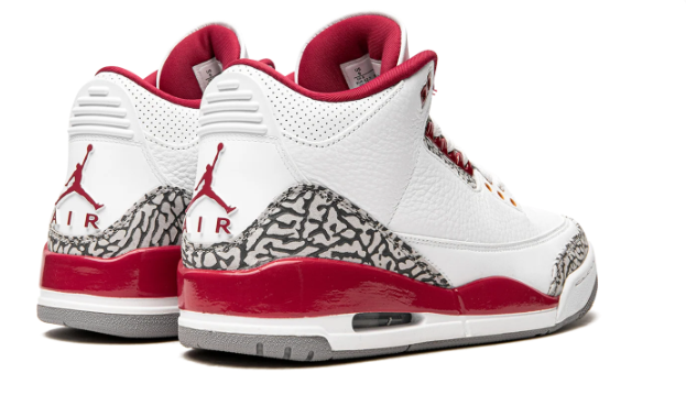 Air Jordan 3 Retro ‘Cardinal’ – Collector’s Edition Mid-Top Sneaker (CT8532-126)